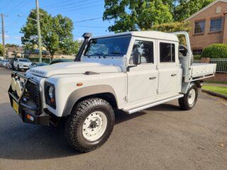 2013 Land Rover Defender 130 White 6 Speed Manual Dual Cab