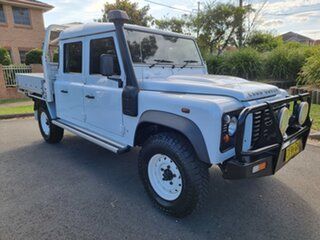 2013 Land Rover Defender 130 White 6 Speed Manual Dual Cab.