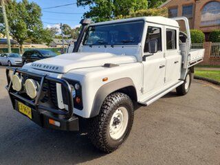 2013 Land Rover Defender 130 White 6 Speed Manual Dual Cab