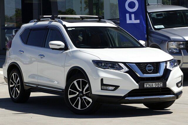 Used Nissan X-Trail T32 MY21 Ti X-tronic 4WD Chullora, 2021 Nissan X-Trail T32 MY21 Ti X-tronic 4WD White 7 Speed Constant Variable Wagon