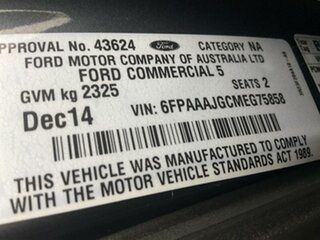 2014 Ford Falcon FG X XR6 Grey 6 Speed Manual Utility