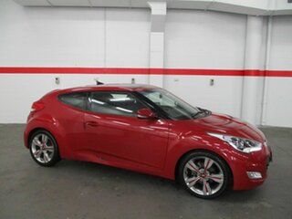 2012 Hyundai Veloster FS + Coupe D-CT Red 6 Speed Sports Automatic Dual Clutch Hatchback