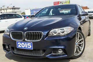 2015 BMW 5 Series F10 LCI 520d Steptronic M Sport Blue 8 Speed Sports Automatic Sedan.