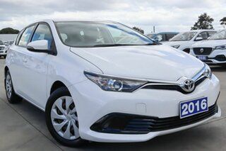 2016 Toyota Corolla ZRE182R Ascent S-CVT White 7 Speed Constant Variable Hatchback