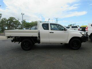 2015 Toyota Hilux GUN125R Workmate Extra Cab White 6 Speed Manual Cab Chassis