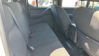 2012 Nissan Navara D40 MY12 RX (4x2) White 6 Speed Manual Dual Cab Pick-up