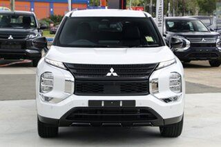 2023 Mitsubishi Outlander ZM MY23 LS 2WD Black Edition White Diamond 8 Speed Constant Variable Wagon