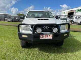 2014 Toyota Hilux KUN26R MY14 SR Double Cab White 5 Speed Manual Utility.