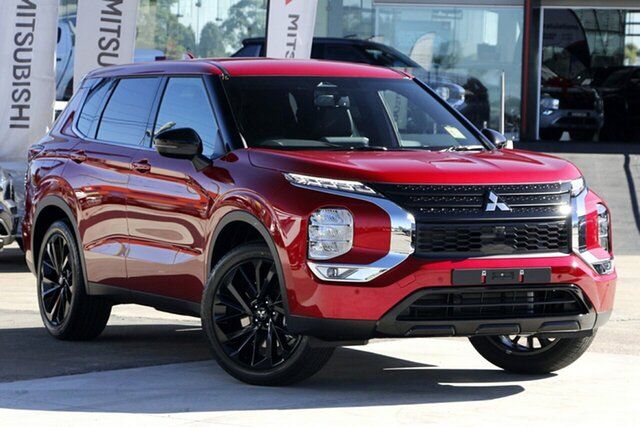 New Mitsubishi Outlander ZM MY23 LS 2WD Black Edition Essendon North, 2023 Mitsubishi Outlander ZM MY23 LS 2WD Black Edition Red Diamond 8 Speed Constant Variable Wagon