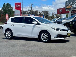 2017 Toyota Corolla ZWE186R Hybrid White 1 Speed Constant Variable Hatchback.
