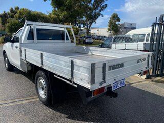 2012 Mazda BT-50 XT (4x2) White 6 Speed Manual Cab Chassis.