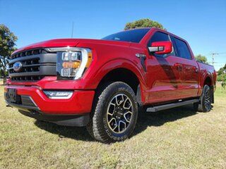 2021 Ford F150 (No Series) Lariat Red Automatic Utility