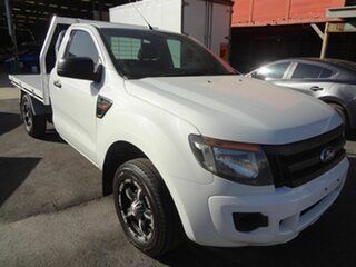 2012 Ford Ranger PX XL 2.2 Hi-Rider (4x2) White 6 Speed Manual Cab Chassis
