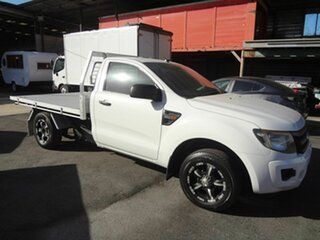 2012 Ford Ranger PX XL 2.2 Hi-Rider (4x2) White 6 Speed Manual Cab Chassis
