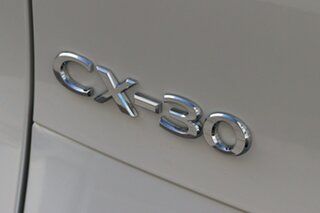 2023 Mazda CX-30 DM2W7A G20 SKYACTIV-Drive Touring Snowflake White Pearl 6 Speed Sports Automatic