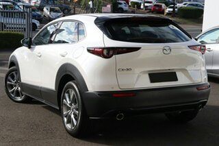 2023 Mazda CX-30 DM2W7A G20 SKYACTIV-Drive Touring Snowflake White Pearl 6 Speed Sports Automatic.