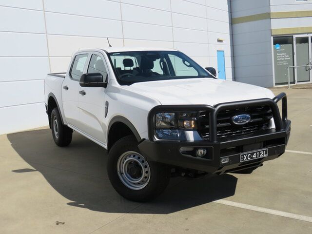 Demo Ford Ranger PY 2022MY XL St Marys, 2022 Ford Ranger PY 2022MY XL Arctic White 10 Speed Sports Automatic Double Cab Pick Up