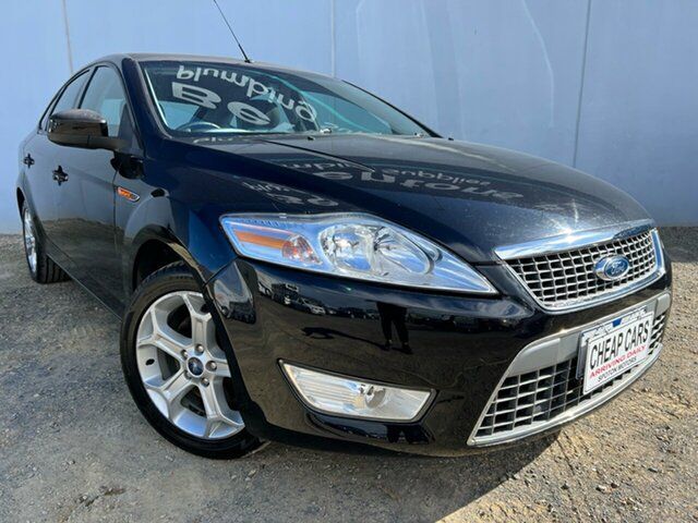Used Ford Mondeo MA Zetec Hoppers Crossing, 2008 Ford Mondeo MA Zetec Black 6 Speed Automatic Sedan
