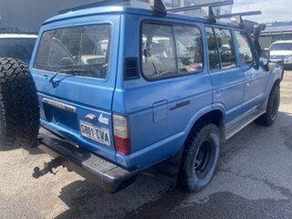 1984 Toyota Landcruiser (4x4) Blue 5 Speed Manual 4x4 Wagon