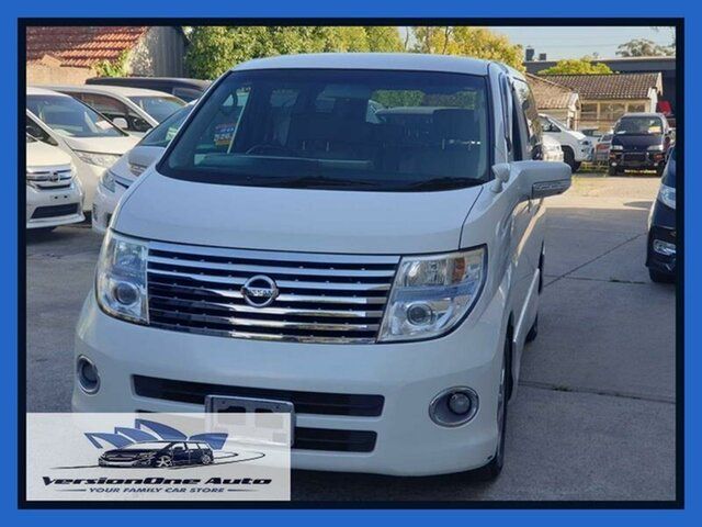 Used Nissan Elgrand E51 Highway Star Silverwater, 2007 Nissan Elgrand E51 Highway Star White 5 Speed Automatic Wagon