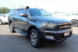 2016 Ford Ranger PX MkII Wildtrak Double Cab Grey 6 Speed Sports Automatic Utility.