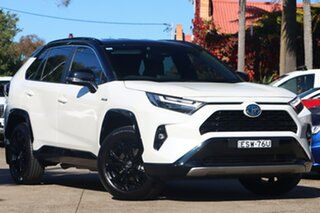 2022 Toyota RAV4 Axah52R XSE 2WD Crystal Pearl & Eclipse Black 6 Speed Constant Variable Wagon