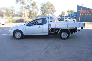 2010 Ford Falcon FG Super Cab Silver 4 Speed Sports Automatic Cab Chassis