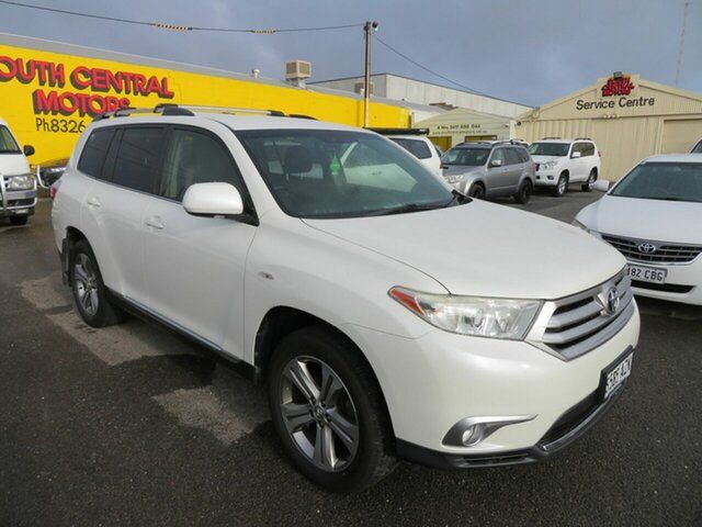 Used Toyota Kluger Morphett Vale, 2013 Toyota Kluger KXS White 5 Speed Sports Automatic Wagon
