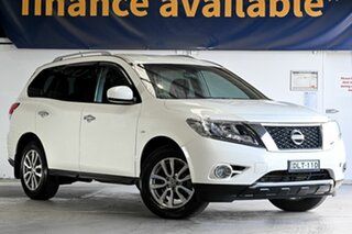 2017 Nissan Pathfinder R52 Series II MY17 ST X-tronic 2WD White 1 Speed Constant Variable Wagon.