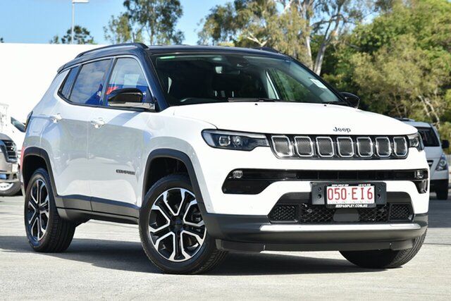 Used Jeep Compass M6 MY22 Limited Aspley, 2022 Jeep Compass M6 MY22 Limited Bright White 9 Speed Automatic Wagon