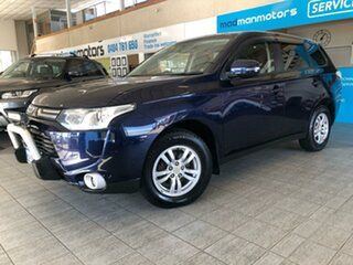 2013 Mitsubishi Outlander ZJ MY13 LS 2WD Blue 6 Speed Constant Variable Wagon.