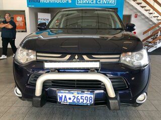 2013 Mitsubishi Outlander ZJ MY13 LS 2WD Blue 6 Speed Constant Variable Wagon
