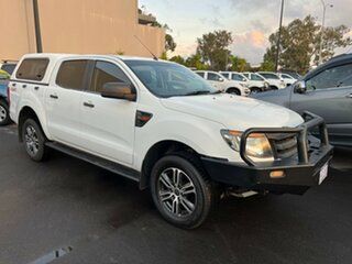 2014 Ford Ranger PX XL 3.2 (4x4) White 6 Speed Automatic Dual Cab Utility