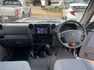 2018 Toyota Landcruiser VDJ76R GXL (4x4) Graphite 5 Speed Manual Wagon
