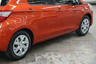 2017 Toyota Yaris NCP130R Ascent Orange 4 Speed Automatic Hatchback