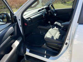 2018 Toyota Hilux GUN126R SR Double Cab Glacier White 6 Speed Sports Automatic Utility