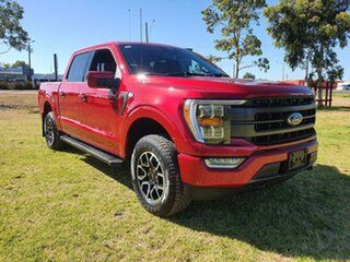 2021 Ford F150 (No Series) Lariat Red Automatic Utility
