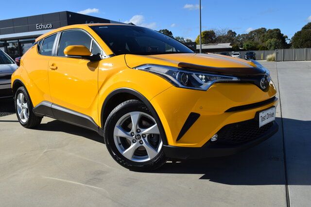 Used Toyota C-HR NGX10R S-CVT 2WD Echuca, 2018 Toyota C-HR NGX10R S-CVT 2WD Hornet Yellow 7 Speed Constant Variable Wagon