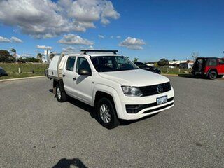2017 Volkswagen Amarok 2H MY16 TDI420 Core Edition (4x4) White 8 Speed Automatic Dual Cab Chassis.