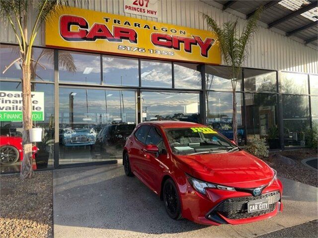 Used Toyota Corolla ZWE211R Ascent Sport Traralgon, 2019 Toyota Corolla ZWE211R Ascent Sport Red 10 Speed Constant Variable Hatchback