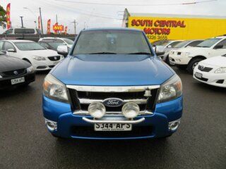2009 Ford Ranger PK XLT (4x4) Blue 5 Speed Automatic Dual Cab Pick-up.