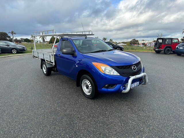 Used Mazda BT-50 MY13 XT (4x2) Wangara, 2015 Mazda BT-50 MY13 XT (4x2) Blue 6 Speed Manual Cab Chassis