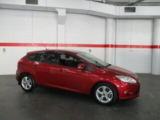 2014 Ford Focus LW MkII MY14 Trend PwrShift Red 6 Speed Sports Automatic Dual Clutch Hatchback.