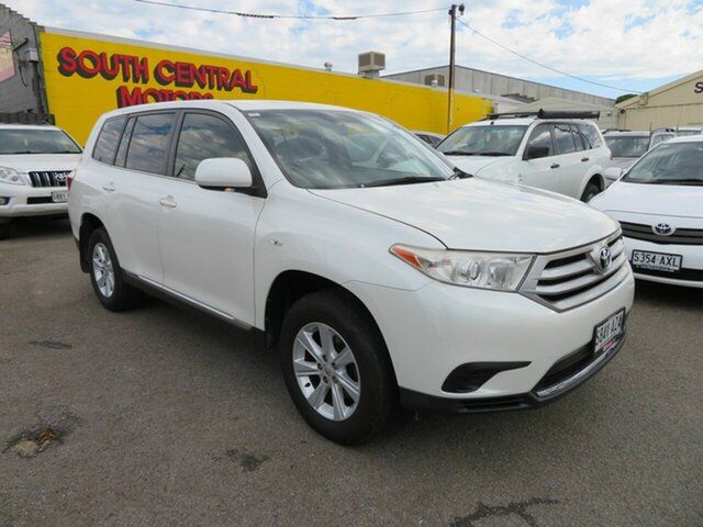 Used Toyota Kluger GSU40R MY13 Upgrade KX-R (FWD) 5 Seat Morphett Vale, 2013 Toyota Kluger GSU40R MY13 Upgrade KX-R (FWD) 5 Seat White 5 Speed Automatic Wagon