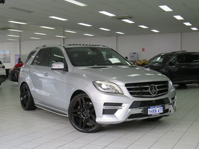 Used Mercedes-Benz M-Class W166 ML400 7G-Tronic + Osborne Park, 2013 Mercedes-Benz M-Class W166 ML400 7G-Tronic + Silver 7 Speed Sports Automatic Wagon