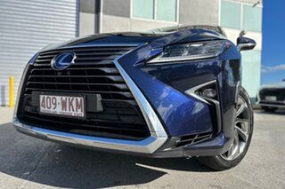 2016 Lexus RX GYL25R RX450h Sports Luxury Blue 6 Speed Constant Variable Wagon Hybrid.