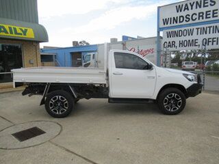 2016 Toyota Hilux GUN126R SR (4x4) White 6 Speed Manual Cab Chassis