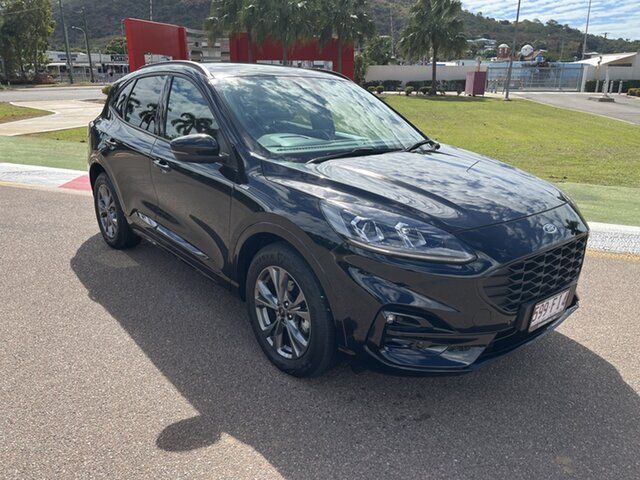Used Ford Escape ZH 2022MY ST-Line Townsville, 2022 Ford Escape ZH 2022MY ST-Line Agate Black 8 Speed Sports Automatic SUV