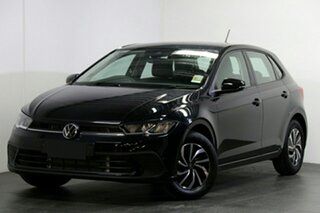 2023 Volkswagen Polo AE MY23 85TSI DSG Life Black 7 Speed Sports Automatic Dual Clutch Hatchback.