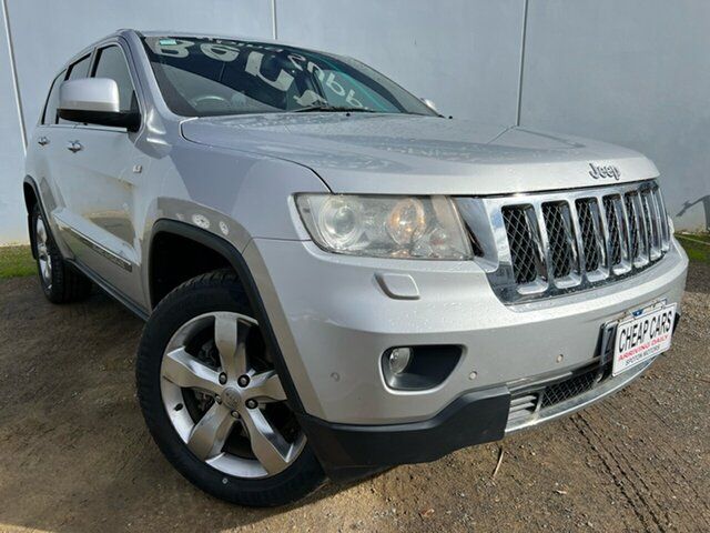 Used Jeep Grand Cherokee WK Overland (4x4) Hoppers Crossing, 2012 Jeep Grand Cherokee WK Overland (4x4) Silver 5 Speed Automatic Wagon